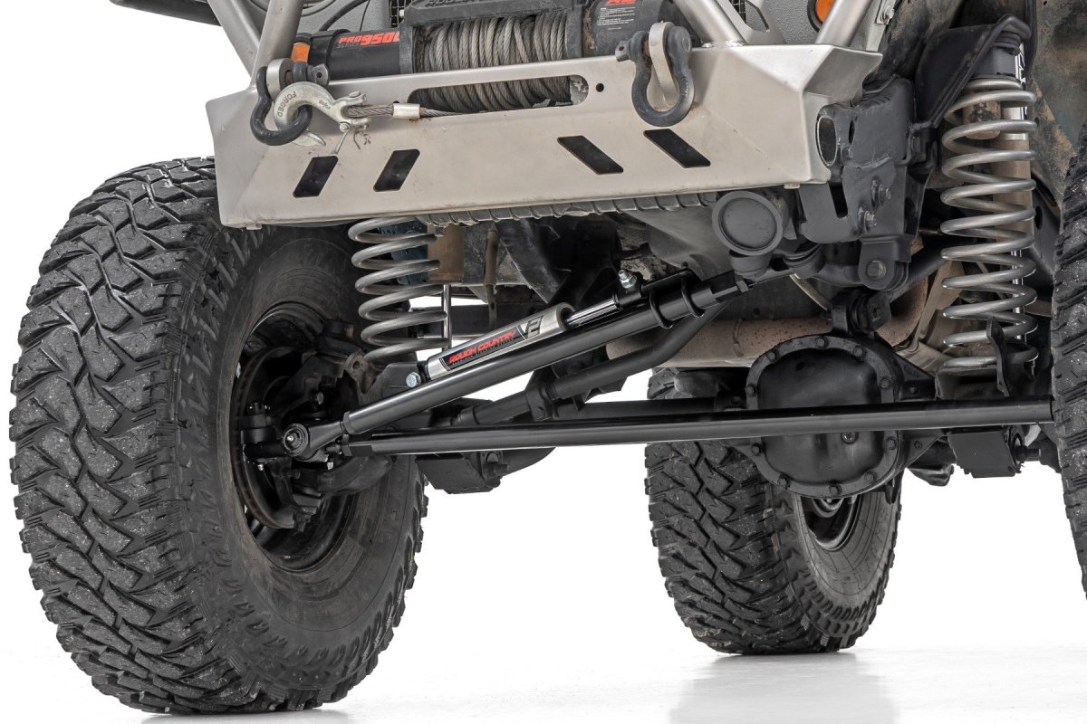 Jeep Comanche Steering Kit - Rough Country - V2 Stabilizer Combo - '86-'92
